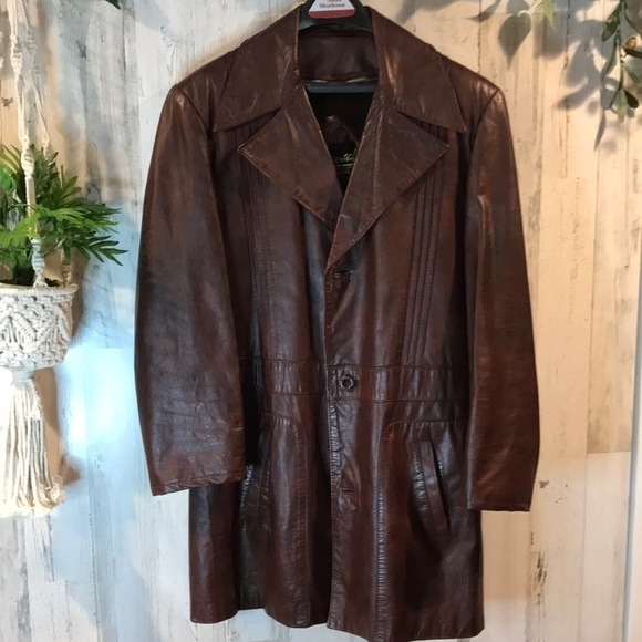 Vintage Imperial Leather Jacket Coat - Picture 1 of 14